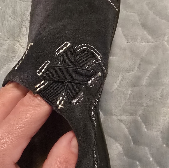 Naturalizer Women's Blue Suede Slip-on Shoes, Size 8 (#11) - Picture 9 of 10